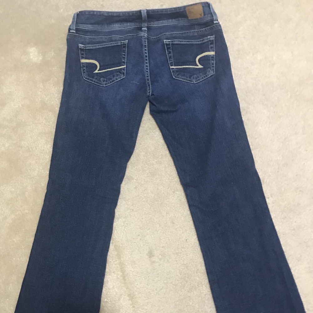 AEO Low Rise Artist Stretch Bootcut JeansSize 4